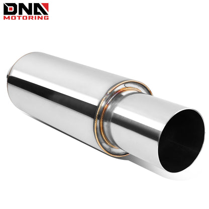 DNA MOTORING Stainless Steel Straight-Through Exhaust Muffler    Home Decor Supply | Online Retail | ShoreShopper.com