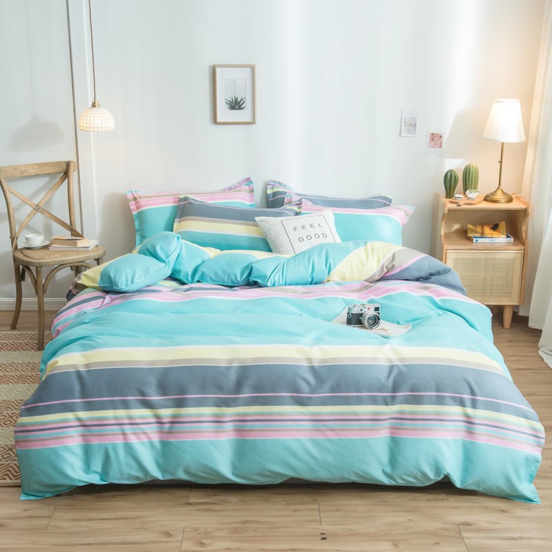 Cover Set Bed Cotton Quilt Bedsheet Bedding Duvet Fitted    Home Decor Supply | Online Retail | ShoreShopper.com