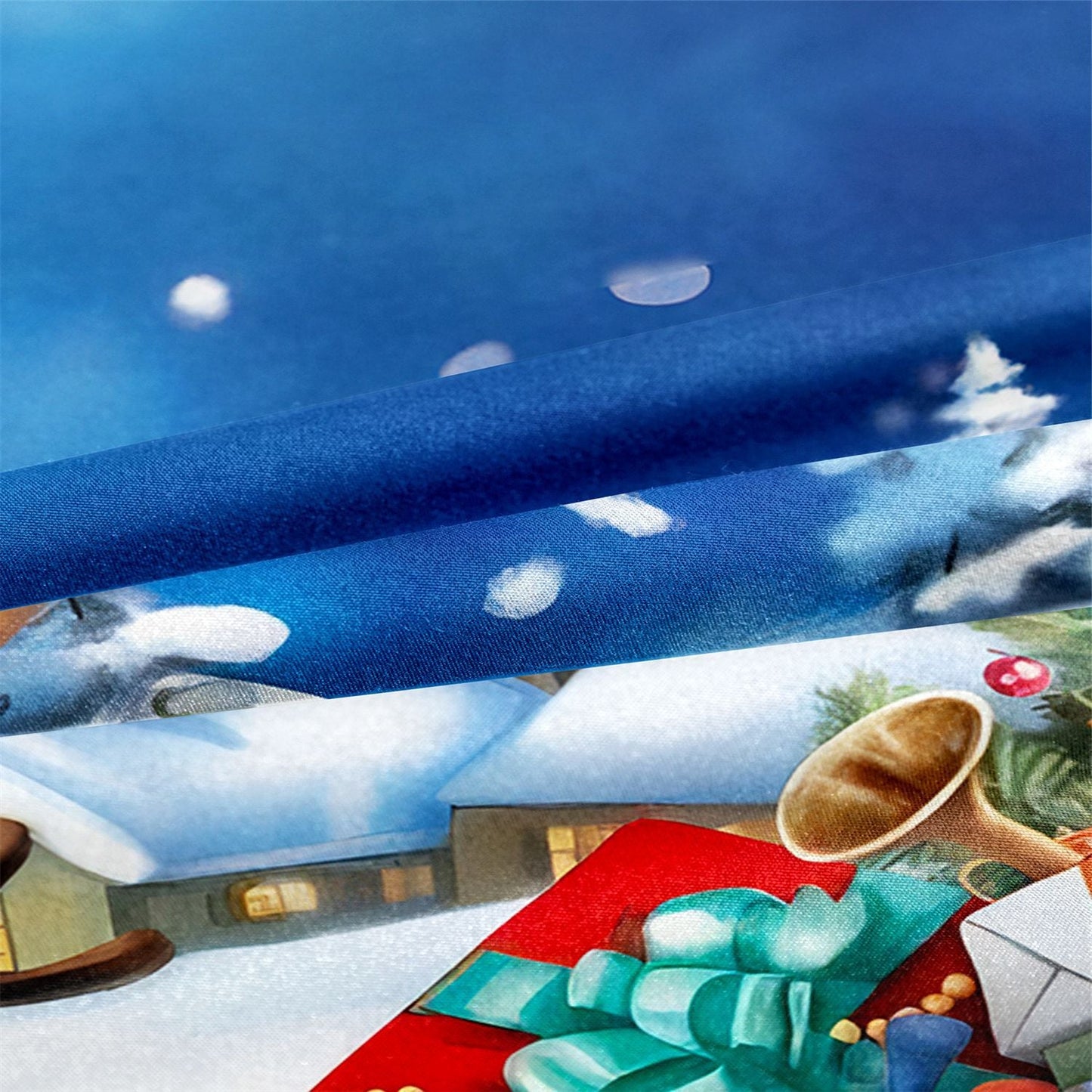 Digital Printed Three-piece Set Christmas Santa Claus Christmas Tree Snowman    Home Decor Supply | Online Retail | ShoreShopper.com