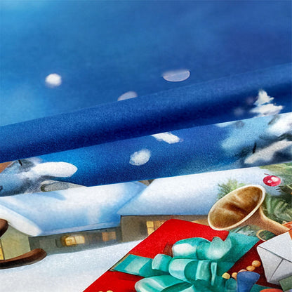 Digital Printed Three-piece Set Christmas Santa Claus Christmas Tree Snowman    Home Decor Supply | Online Retail | ShoreShopper.com