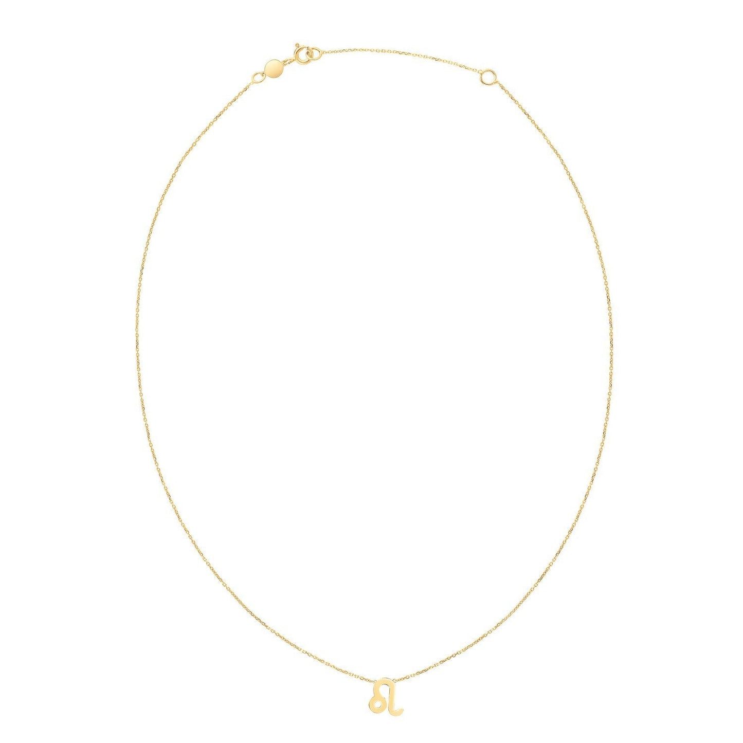 14K Yellow Gold Leo Necklace    Home Decor Supply | Online Retail | ShoreShopper.com