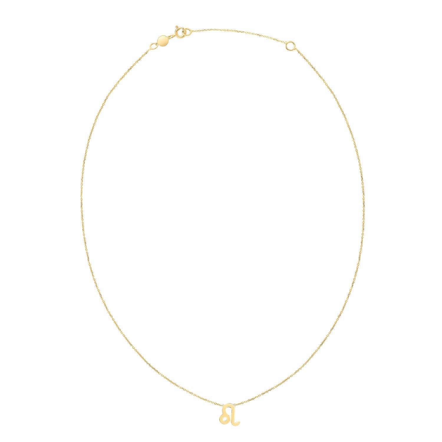 14K Yellow Gold Leo Necklace    Home Decor Supply | Online Retail | ShoreShopper.com