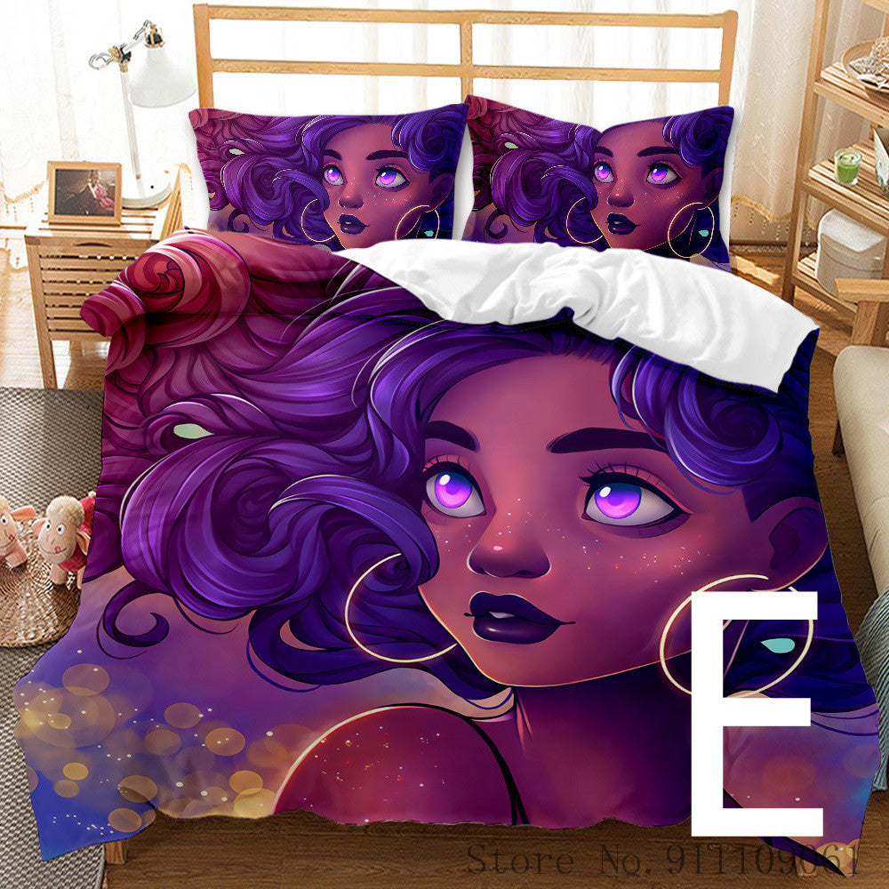 African Girl Bedding Set Children Bedroom Decoration    Home Decor Supply | Online Retail | ShoreShopper.com