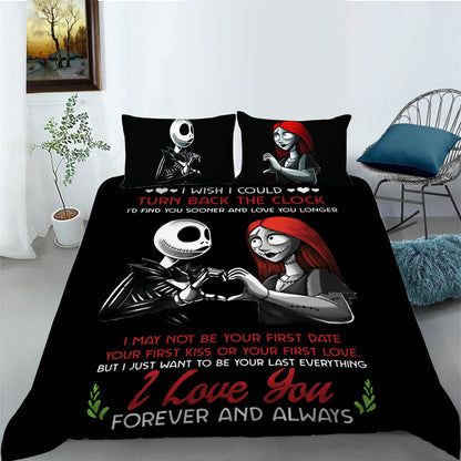 3D Printed Skull Printed Three-piece Home Textile Set    Home Decor Supply | Online Retail | ShoreShopper.com