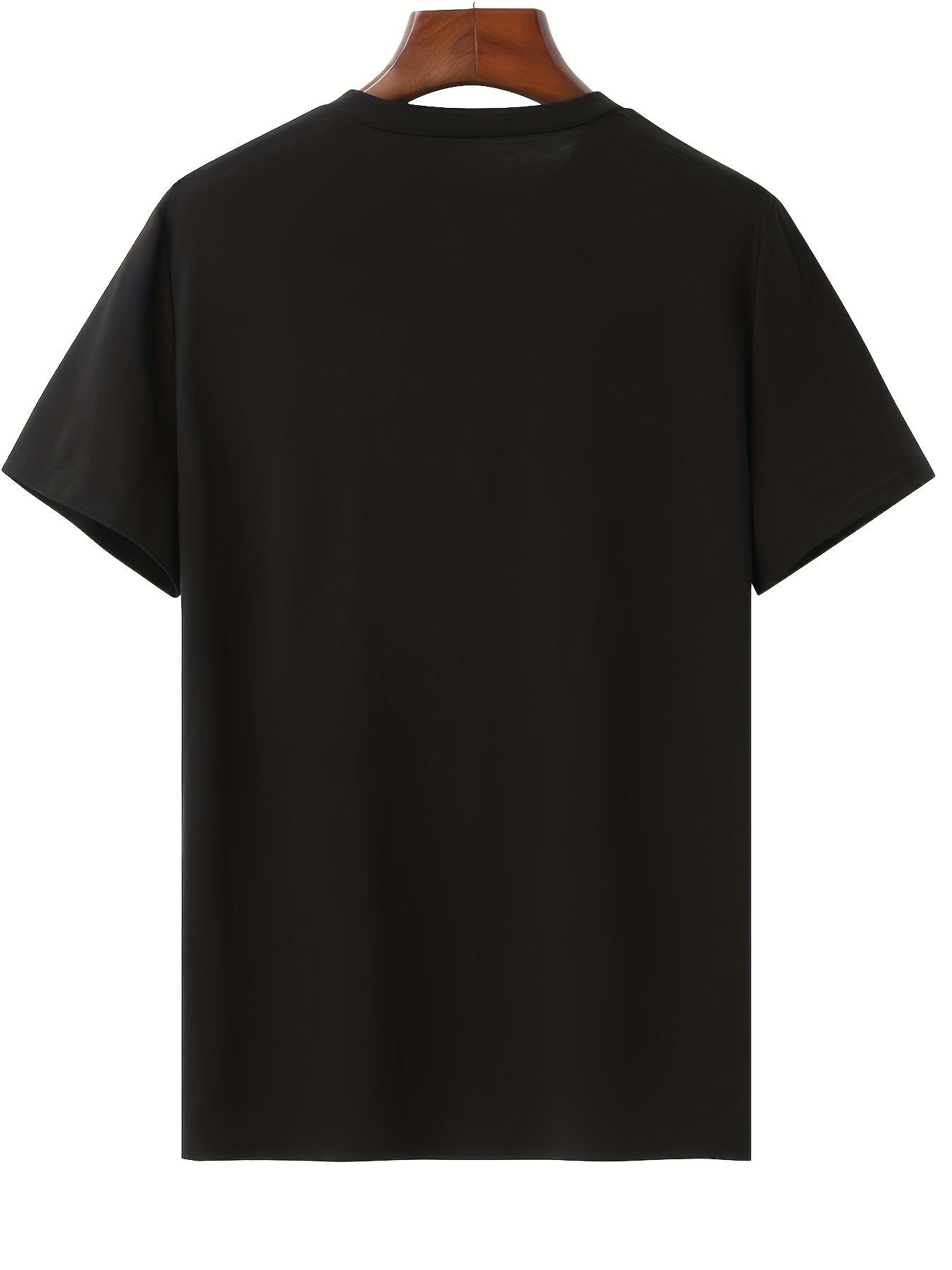 Mens Black Cotton T Shirt Rhino Crown Graphic Print Short Sleeve Hip Hop Streetwear For Casual Daily Wear    Home Decor Supply | Online Retail | ShoreShopper.com