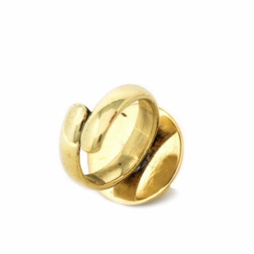 Domed Adjustable Brass Ring    Home Decor Supply | Online Retail | ShoreShopper.com
