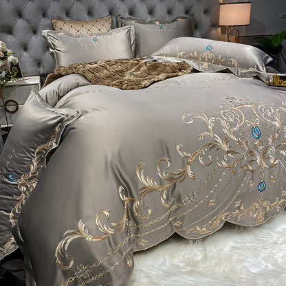 Ice Silk Quilt Sets Bed Sheets Bedding Four-piece Set    Home Decor Supply | Online Retail | ShoreShopper.com