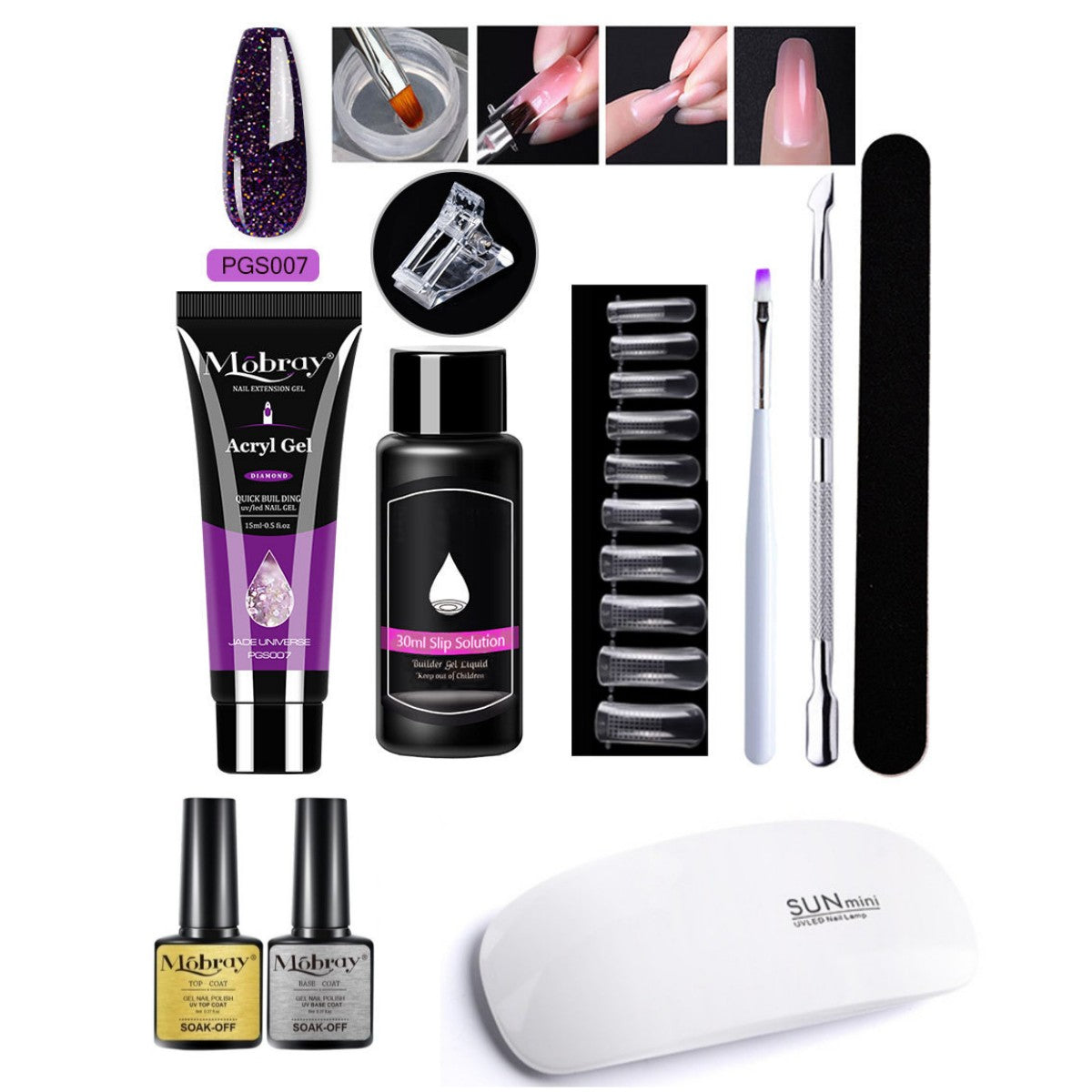 7-Piece Nail Art Crystal Extender Set    Home Decor Supply | Online Retail | ShoreShopper.com