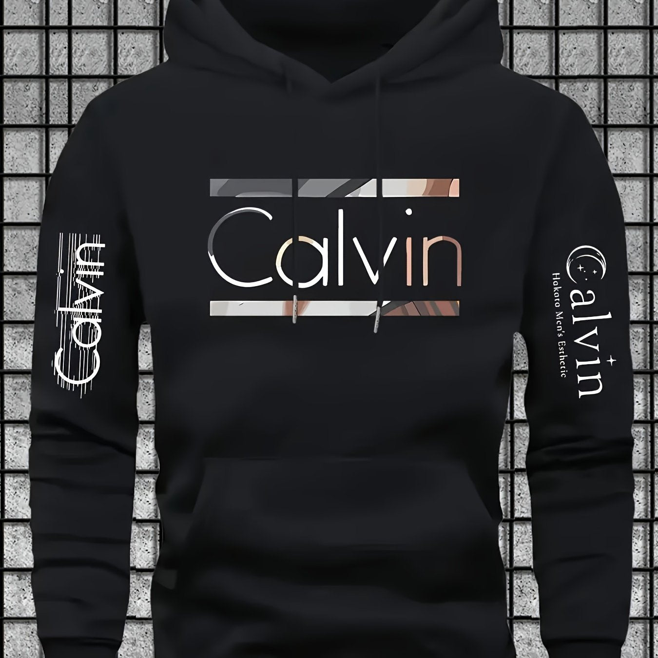 Mens Casual Versatile Hoodie Gal Letter Print    Home Decor Supply | Online Retail | ShoreShopper.com