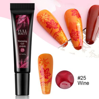 Nail Art Fluorescent Printing Glue, Nail Template Transfer Glue Hose Set    Home Decor Supply | Online Retail | ShoreShopper.com