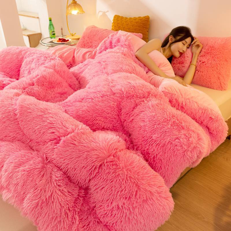 Super Soft Long Fleece Mink Crystal Velvet Thickened Warm Winter Quilt    Home Decor Supply | Online Retail | ShoreShopper.com