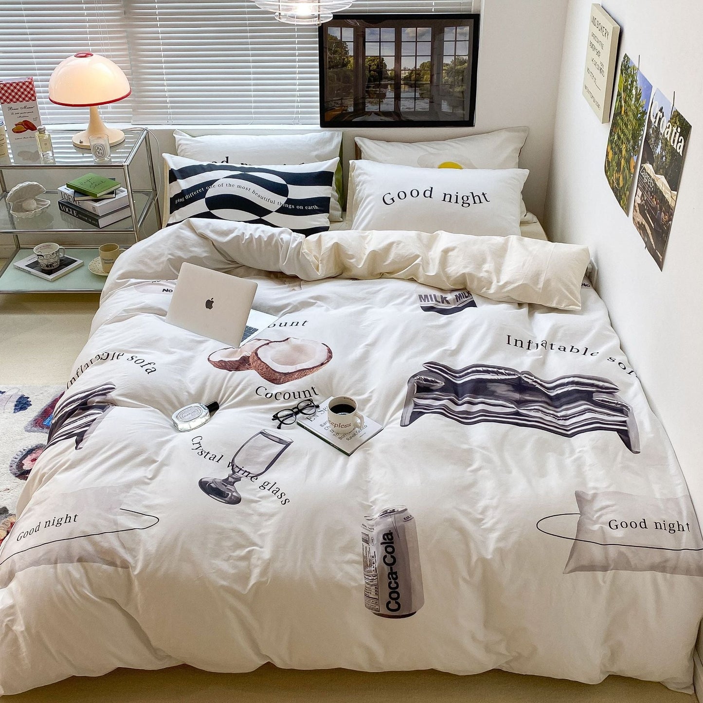Household Fashion Simple Pure Cotton 3D Printing Bedding    Home Decor Supply | Online Retail | ShoreShopper.com