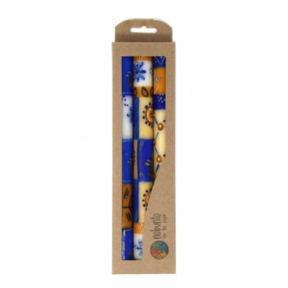 Tall Hand Painted Candles - Three in Box - Durra Design - Nobunto    Home Decor Supply | Online Retail | ShoreShopper.com
