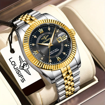 Men's High-end Watch Trend Fashion Business Calendar Luminous Quartz Watch    Home Decor Supply | Online Retail | ShoreShopper.com