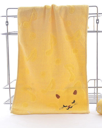 Bamboo Fiber Kitten Face Bath Towels    Home Decor Supply | Online Retail | ShoreShopper.com