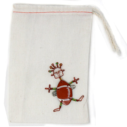 Dancing Girl American Football Pin - Creative Alternatives    Home Decor Supply | Online Retail | ShoreShopper.com