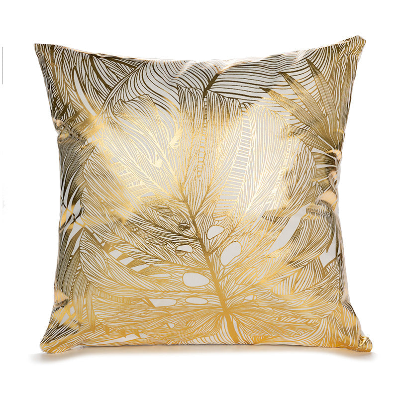 Sofa cushion cover bronzing waist pillowcase    Home Decor Supply | Online Retail | ShoreShopper.com