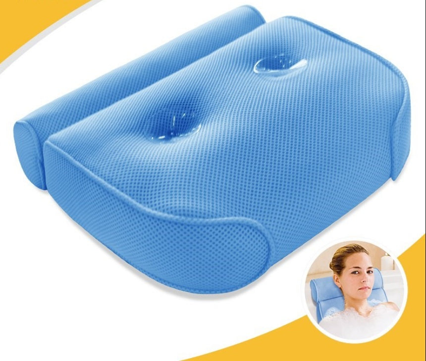 Bathtub pillow pillow cushion pillow pillow massage bathtub pillow with suction cup anti-skid bath cushion head    Home Decor Supply | Online Retail | ShoreShopper.com