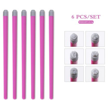 Nail Art Stamp Pen With Butterfly And Floral Designs DIY Nail Printing Pen Transfer Tool For Nail Art    Home Decor Supply | Online Retail | ShoreShopper.com