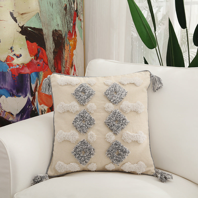 Cotton Pillow Embroidery Home Pillow    Home Decor Supply | Online Retail | ShoreShopper.com