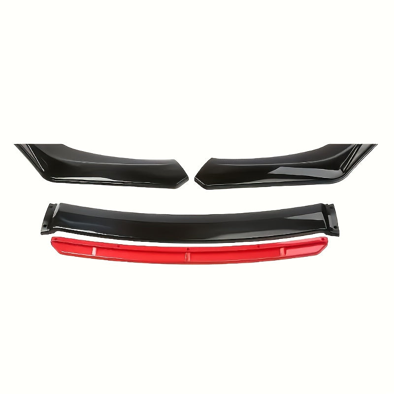 4pcs/Set Material Car Front Lip Spoiler Kit - Stylish Appearance Upgrade, Small Vehicle Bumper Modification Accessories with Easy Installation and Durable Protection for Fenders, Car Spoiler, Car Modification Accessories    Home Decor Supply | Online Retail | ShoreShopper.com