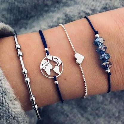Bead Chain Bracelet Set Anklet - ShoreCo.Shop