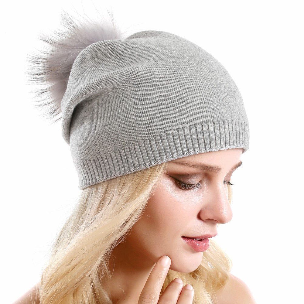 Fur Pompom Hats    Home Decor Supply | Online Retail | ShoreShopper.com