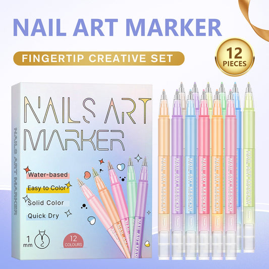 Painted Graffiti Nail Art Highlighter And Outline Graffiti Pen Set    Home Decor Supply | Online Retail | ShoreShopper.com