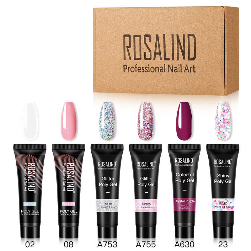 Multi-color mixed nail solid model glue - ShoreCo.Shop