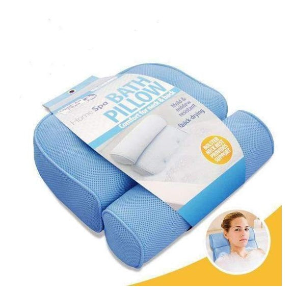 Bathtub pillow pillow cushion pillow pillow massage bathtub pillow with suction cup anti-skid bath cushion head    Home Decor Supply | Online Retail | ShoreShopper.com