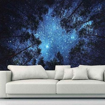 Foreign trade for home decoration wall hanging forest starry tapestry ins net red anchor models background cloth factory direct sales    Home Decor Supply | Online Retail | ShoreShopper.com