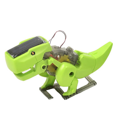 DIY 4-in-1 Transforming Solar Powered Robot Kit - STEM Educational Dinosaur Toy - ShoreCo.Shop