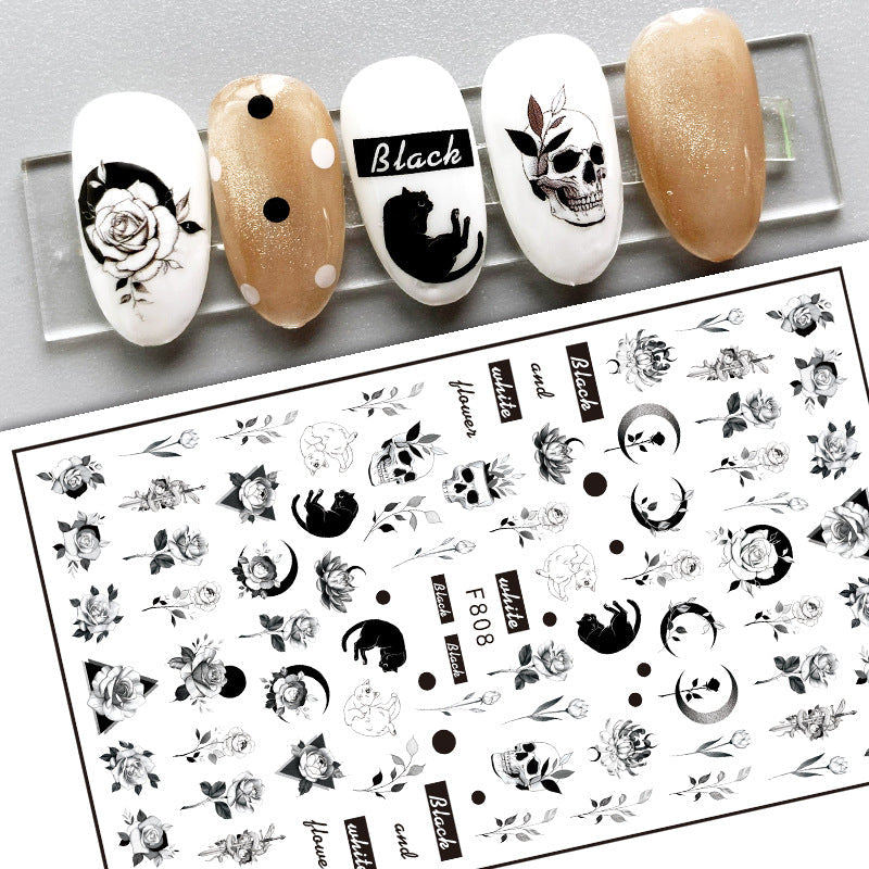 New Flower Nail Art Decal Plain Hand Painted    Home Decor Supply | Online Retail | ShoreShopper.com