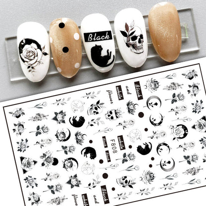 New Flower Nail Art Decal Plain Hand Painted    Home Decor Supply | Online Retail | ShoreShopper.com