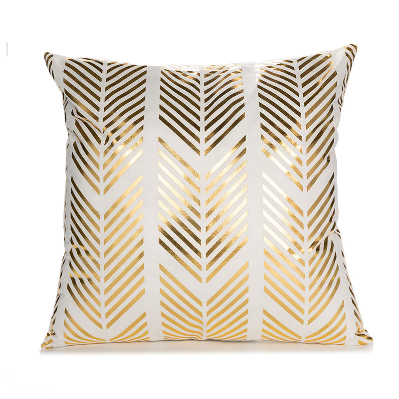 Sofa cushion cover bronzing waist pillowcase    Home Decor Supply | Online Retail | ShoreShopper.com