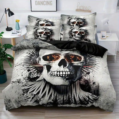 Rose Skull Printed Home Textile Bedding Suit    Home Decor Supply | Online Retail | ShoreShopper.com