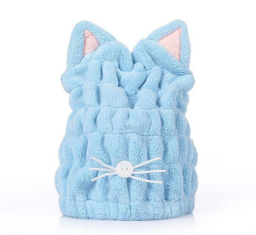 Cute Cat Ears Hair-Drying Towel Bath    Home Decor Supply | Online Retail | ShoreShopper.com