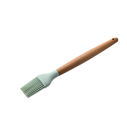Silicone Kitchenware With Wooden Handle - ShoreCo.Shop