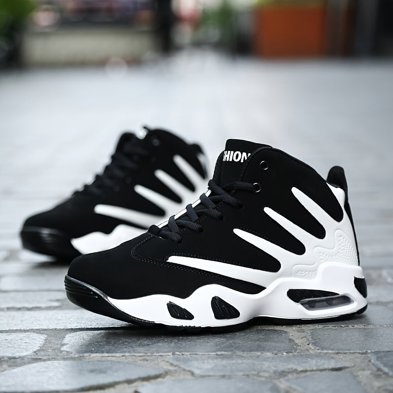 Professional Basketball Shoes for Men, Comfortable High-top Breathable Non-slip Shock Absorbing Lace-up Cushion Sneakers for Training, Running And Stepping    Home Decor Supply | Online Retail | ShoreShopper.com