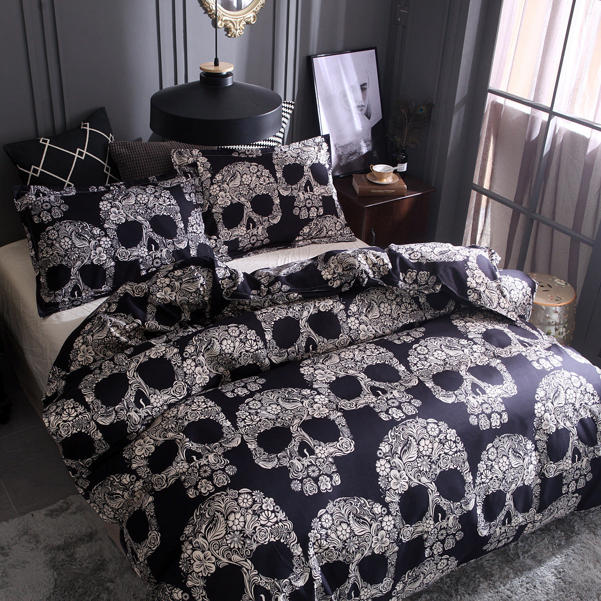 Skull Home Textiles Set Quilt Cover    Home Decor Supply | Online Retail | ShoreShopper.com