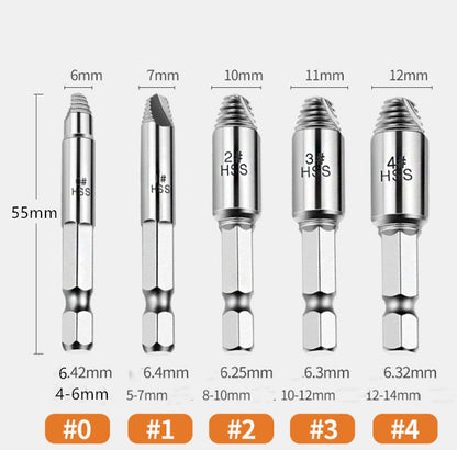 5pcs plastic box screw extractor    Home Decor Supply | Online Retail | ShoreShopper.com