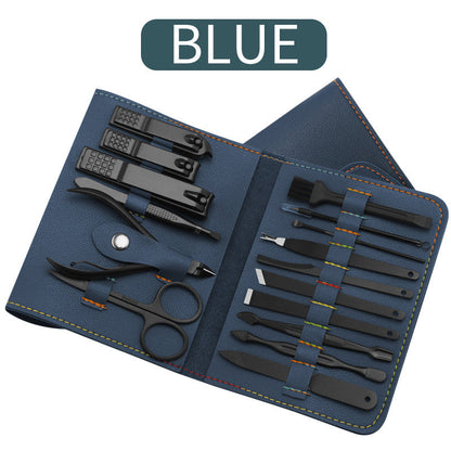 16pcs set Nail Clipper Cutter Trimmer Ear Pick Grooming Kit Manicure Set Pedicure Toe Nail Art Tools Set Kits with Bag    Home Decor Supply | Online Retail | ShoreShopper.com