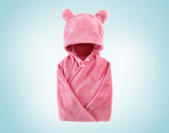 Cotton baby care hooded bath towel    Home Decor Supply | Online Retail | ShoreShopper.com