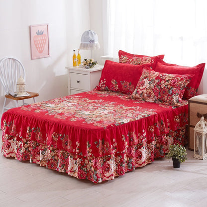 Bilateral bed skirt bedspread Simmons bed cover    Home Decor Supply | Online Retail | ShoreShopper.com
