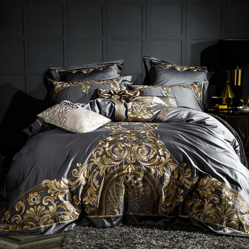 Four-piece embroidery bed    Home Decor Supply | Online Retail | ShoreShopper.com