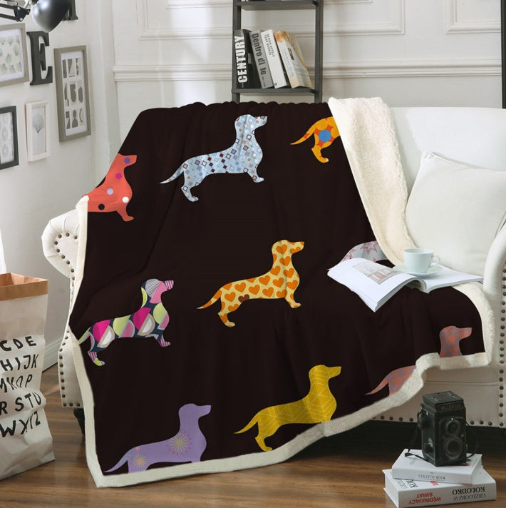 Bedding Fleece Blanket Cartoon Colorful Plush Throw Blanket    Home Decor Supply | Online Retail | ShoreShopper.com