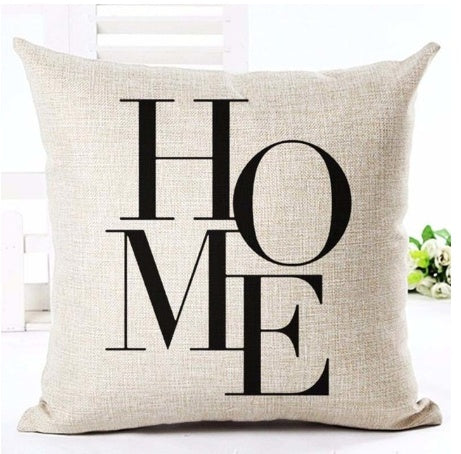 Letter black and white home pillowcase    Home Decor Supply | Online Retail | ShoreShopper.com