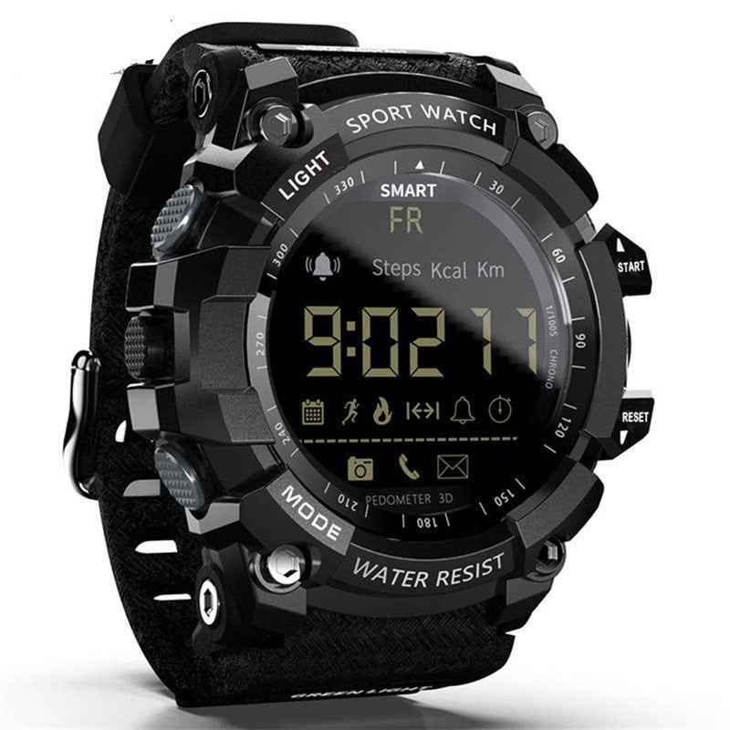 MK16 Tactical Smart Watch - Rugged Military Sport Watch with 12-Month Battery Life
