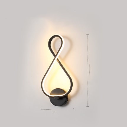 led wall lamp nordic minimalist bedroom bedside lamp    Home Decor Supply | Online Retail | ShoreShopper.com
