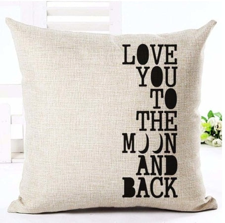 Letter black and white home pillowcase    Home Decor Supply | Online Retail | ShoreShopper.com